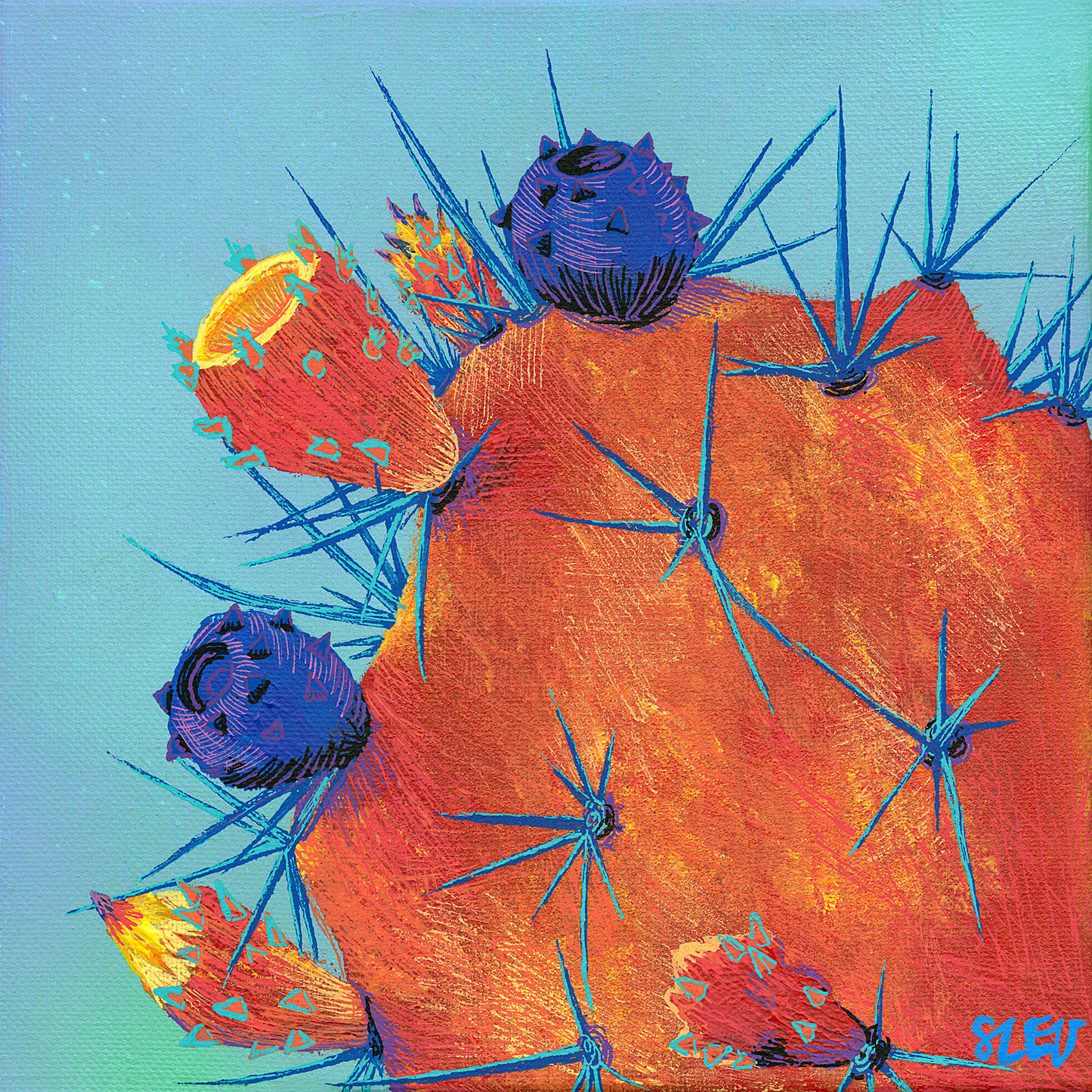 Desert Fresh Cactus Art Print