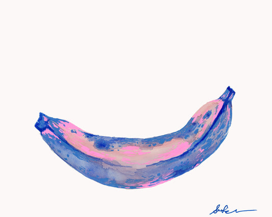 Coastal Banana Art Print