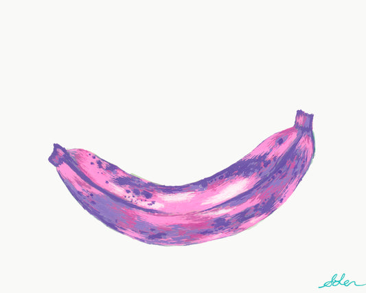 Candy Banana Art Print