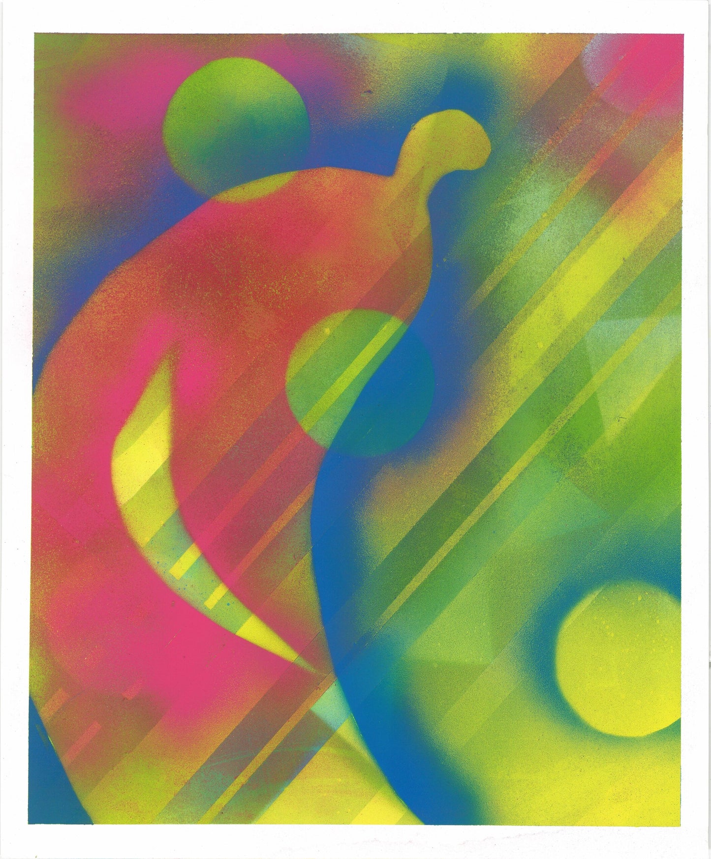 Banana Bro in Miami Art Print